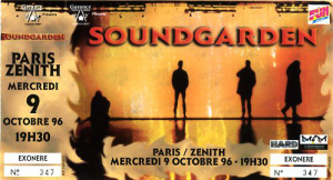 Soundgarden @ Le Zénith - Paris, France [09/10/1996]