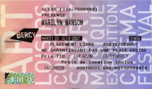 Marilyn Manson @ Accor Arena (ex-AccorHotels Arena, ex-Palais Omnisports Paris Bercy) - Paris, France [05/06/2007]
