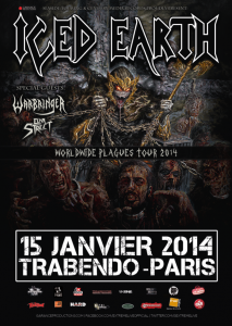 Iced Earth @ Le Trabendo - Paris, France [15/01/2014]