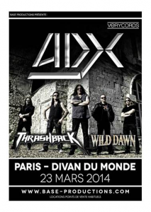 ADX @ Le Divan du Monde - Paris, France [23/03/2014]