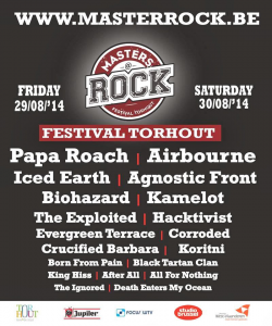Masters @ Rock Festival @ Torhout, Belgique [29/08/2014]