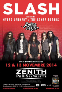 Slash feat. Myles Kennedy and the Conspirators @ Le Zénith - Paris, France [13/11/2014]