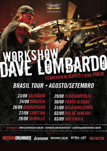 Dave Lombardo Workshow @ Florianópolis, Brésil [29/08/2014]