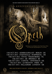 Opeth @ Palladium - Londres, Angleterre [18/10/2015]