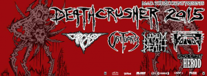 Deathcrusher Tour 2015 @ Le Transbordeur - Villeurbanne, France [24/11/2015]