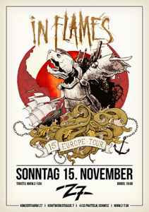 In Flames @ Z7 Konzertfabrik - Pratteln, Suisse [15/11/2015]