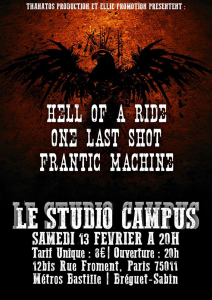 Metal Show #14 @ Le Studio Campus - Paris, France [13/02/2016]
