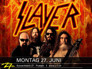 Slayer @ Z7 Konzertfabrik - Pratteln, Suisse [27/06/2016]