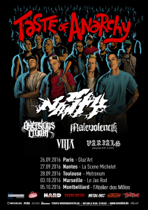 Taste Of Anarchy Tour @ Le Metronum - Toulouse, France [28/09/2016]