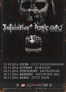 Inquisition @ L'Antipode - Rennes, France [05/11/2016]