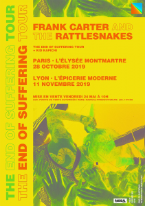 Frank Carter & The Rattlesnakes @ L'Epicerie Moderne - Feyzin, France [11/11/2019]