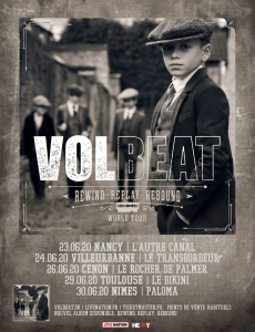 Volbeat @ Le Bikini - Toulouse, France [29/06/2020]