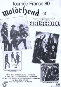 Girlschool @ Le Bataclan - Paris, France [17/12/1980]