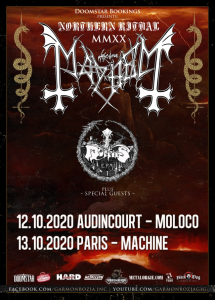 Mayhem @ La Machine du Moulin-Rouge - Paris, France [13/10/2020]