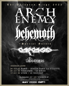 Arch Enemy - Behemoth @ Le Zénith - Paris, France [04/10/2022]
