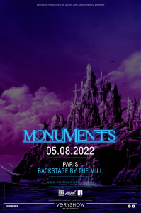 Monuments @ Backstage By The Mill - Paris, France [05/08/2022]