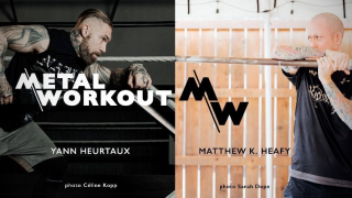 METAL WORKOUT (Yann Heurtaux & Matthew K. Heafy) Avant le lancement de l'App. Matt Heafy vous invite au concert de TRIVIUM à Paris